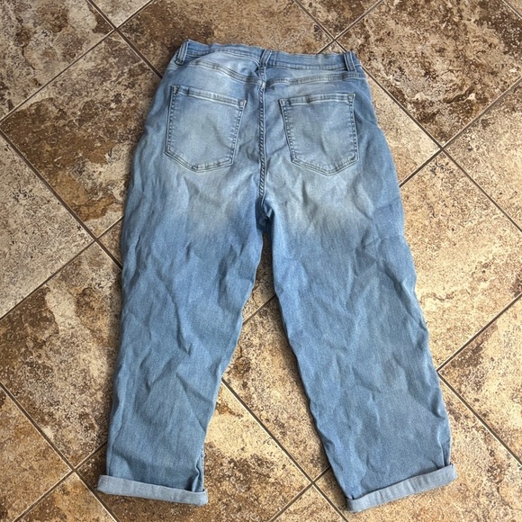 Light Blue Distressed Jeans - Picture 2 of 2